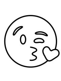 Kussend gezicht emoji