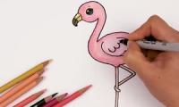 Hoe teken je een flamingo