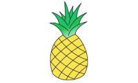 Hoe teken je een ananas