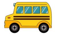 Hoe teken je een schoolbus