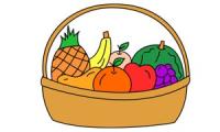Hoe teken je een fruitmand