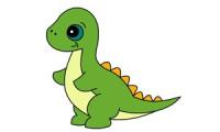 Hoe teken je een schattige dinosaurus