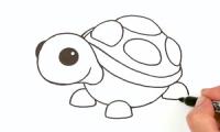 hoe teken je een schildpad