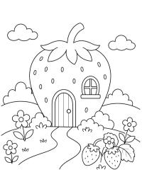 Aardbeien huis