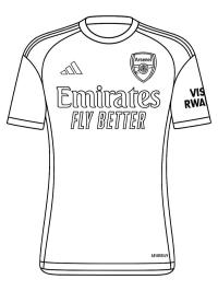 Arsenal voetbalshirt