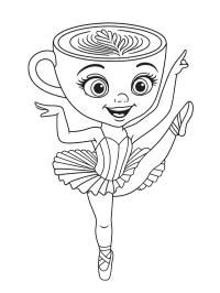 Ballerina Cappuccina danst