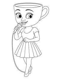 Ballerina Cappuccina zingt