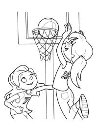 Basketbal spelen