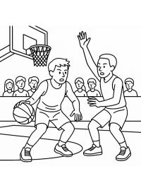 Basketbalwedstrijd