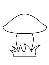 Eenvoudige paddenstoel