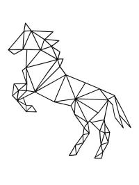 Geometrisch paard