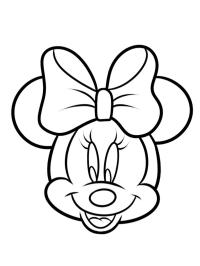 Gezicht Minnie Mouse