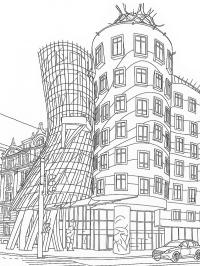 Het Dansende Huis in Praag