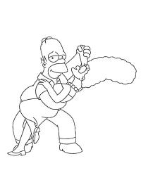 Homer en Marge Simpson dansen