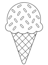IJshoorntje met sprinkles