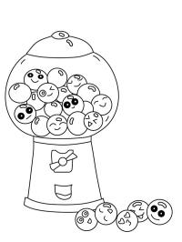 Kauwgomballen automaat