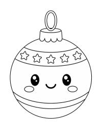 Kawaii kerstbal