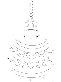 Kerstbal stip tot stip