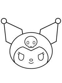Kuromi gezicht