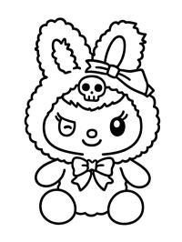 Kuromi Sneeuw konijn