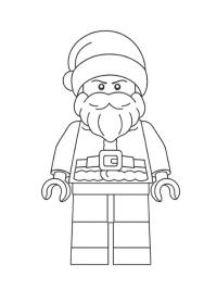 LEGO kerstman figuur