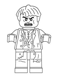 LEGO Zombie minifiguur