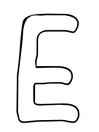 Letter E