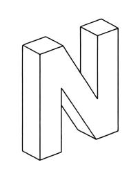 Letter N 3D