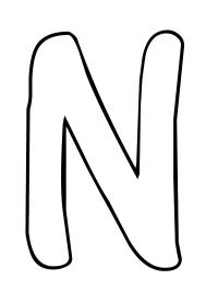 Letter N