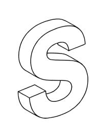 Letter S 3D