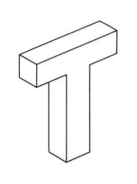 Letter T 3D