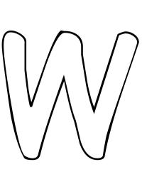 Letter W