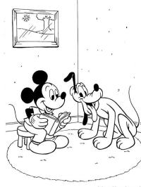Mickey Mouse leest voor