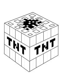 Minecraft TNT blok