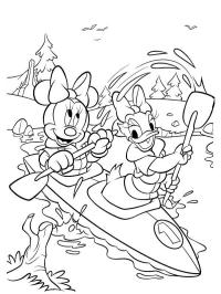 Minnie mouse en Katrien