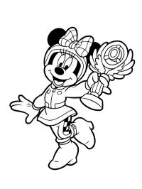 Minnie Mouse van roadster racers