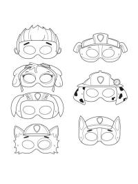 Paw Patrol maskers