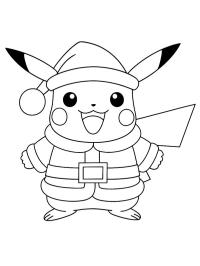 Pikachu kerstman