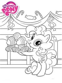 Pinkie Pie met taart