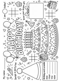 Placemat verjaardag