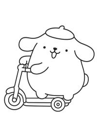Pompompurin op de step