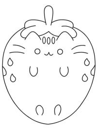 Pusheen Aardbei