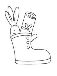 Schoen met wortel