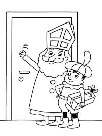 Sinterklaas klopt op de deur