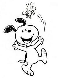 Snoopy en Woodstock