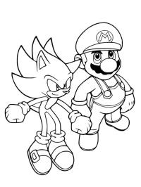 Sonic en Mario
