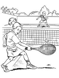 Tennis spelen