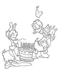 Verjaardagstaart Donald Duck