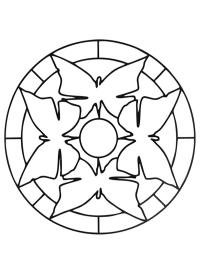 Vlinder mandala