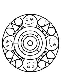 Vrolijke mandala